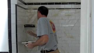 Grouting Bathroom Tile [upl. by Popele121]