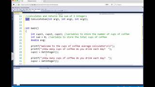 Module 34 Video 6  User defined functions coffee 2 [upl. by Angelique2]