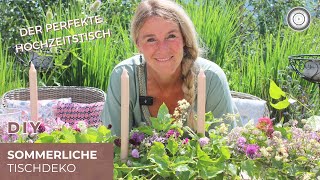 DIY  MUST HAVE Tischdeko für jedes SommerEvent 🌸  Hochzeit Geburtstag Gartenparty uvm [upl. by Partan861]