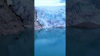 🇧🇻 Kajak glacier exploring 🧊 kanu kajak norway gletscher glacier norwegen [upl. by Nobell]