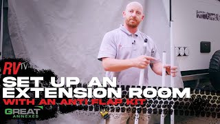 Set up you GREAT Annexes Extension Room off an Anti Flap Kit [upl. by Pena382]