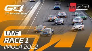 LIVE  Race 1  Imola  GT4 European Series 2022 English [upl. by Teresa]