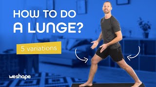 Lunges for Beginners  How to do a lunge [upl. by Crowns]