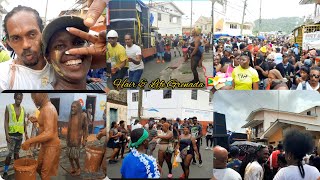 Grenada jouvert 2023 Gouyave Tuesday morning carnival spicemas grenada carnival2023 youtube [upl. by Argella443]