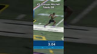 Top 5 Fastest 40Yard Dash Times At 2024 NFL Combine ⚡️ 💨 [upl. by Marjana]