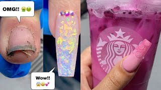 64 ✨Incredible Nail Transformation Acrylic Nail Art Designs Compilation 💅 [upl. by Ahtelrac]