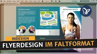 InDesign Tutorial Flyerdesign im Faltformat erstellen  Teil 01 [upl. by Jeanine]