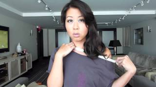 How to Cut the Perfect OfftheShoulder TShirt [upl. by Crispin461]