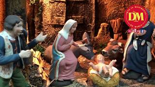 Capanna con pastori napoletani del presepe  presepe fai da te veloce [upl. by Ahseikal]