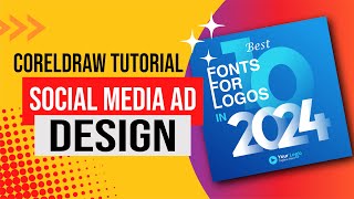 Create Social Media Typography AD Design in Coreldraw  Coreldraw Tips amp Tricks [upl. by Hsetirp850]