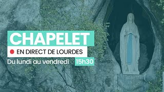 Prière du Chapelet à Lourdes  05 février 2024 [upl. by Ydnerb]