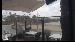 Webcam Lanzarote  Live Stream from the Beachbar in Costa Teguise [upl. by Raji]