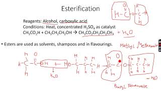 ASLevel Chemistry Alcohols Esters and Carboxylic Acids Part 2 [upl. by Henrion]