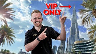 I went to the TOP of the BURJ KHALIFA  VIP experience [upl. by Teyut]