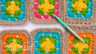 HOW to JOIN GRANNY SQUARES in CROCHET  5 Different Ways of Connecting by Naztazia [upl. by Ethelda]