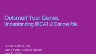 Understanding BRCA 12 Cancer Risk  DanaFarber Cancer Institute [upl. by Violet]