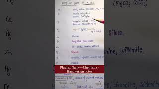 Ores of some imp metals Chemistry  Chapter 7 Extraction of Metals  Lec34 Part1 [upl. by Adnik504]