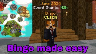 Bingo Guide for June 2024 hypixel Skyblock [upl. by Ennairek]