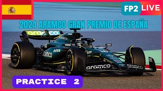 🔴F1 LIVE  2024 SPANISH GP  FP2  Live data and Commentary Circuit de BarcelonaCatalunya [upl. by Phelgon852]