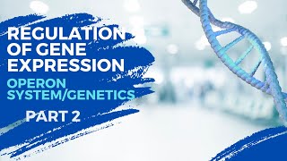 Regulation of gene expressionOperon systemGeneticsPart 2 [upl. by Odella]