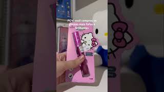 Glosses hello kitty da Sabrina Sato hellokitty sanrio gloss makeup sabrinasato ciabeauty [upl. by Madra]