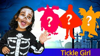 गुदगुदी लड़की  Halloween Tickle Girl song  Hindi Rhymes for Kids  TigiBooBoo [upl. by Eronaele]