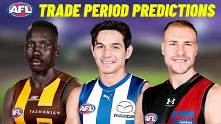 2023 AFL TRADE PREDICTIONS  October 2nd [upl. by Leur]