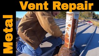 How to Repair Chimney Flashing leaks  Easy fast everlasting DIY [upl. by Aruabea]