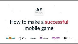 How to create a successful mobile game Webinar wGameAnalytics Lab Cave Unity amp Wooga [upl. by Kruter385]