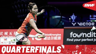 BWF Uber Cup Finals 2024  Indonesia vs Thailand  QF [upl. by Don747]