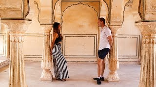 Amer Fort In Jaipur Rajasthan India  Full Guided Tour [upl. by Zetrok]