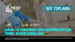 TGDF AKADEMİ Süt Toplama Sektörü Temel Hijyen Kuralları Eğitimi [upl. by Aneleairam]