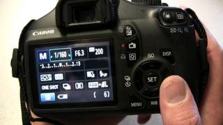 Using the Canon EOS 1100D  Rebel T3 DSLR  Media Technician Steve Pidd [upl. by Gery]