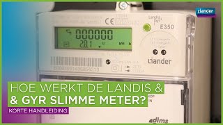 Slimme meter werking Landis amp Gyr korte uitleg [upl. by Katerina872]