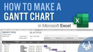 How to Make a Gantt Chart in Excel [upl. by Rodl]