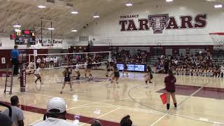 Malia Mercieca 18Setter Class of 2024 Game Highlights West Torrance vs Torrance 9232021 [upl. by Froehlich]