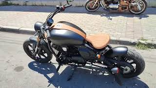 Mondial nevada 250 custom bobber [upl. by Ellesij]