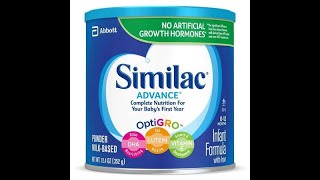 How thick is Similac total comfort formula [upl. by Erdnassac427]