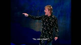 EDDIE IZZARD  DRESS TO KILL  CAKE OR DEATH [upl. by Caia]