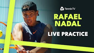 LIVE Rafael Nadal Practice Stream Ahead Of Match vs Blanch  Madrid 2024 [upl. by Naujled]