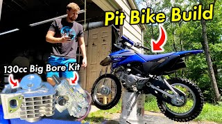 I Installed A Big Bore Kit On My 110cc Pit Bike Massive Power Gains [upl. by Arne]