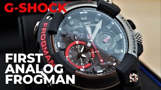 The First Analog Frogman from G Shock amp its beautiful  GWFA1000 [upl. by Aerahs]