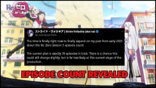 Re Zero Leaker Confirms Season 3 episode count [upl. by Zeph744]