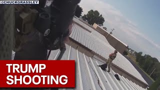 Bodycam shows Thomas Crooks after Trump shooting [upl. by Neelloj]