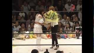 Etsuko Mita Retirement Ceremony 12 師匠 北斗晶 駆けつける [upl. by Knox378]