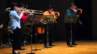 A la maniere de Bach Trombone Quartet WHY  EES 第十回記念定期演奏会 with TQ WHY [upl. by Raimund844]