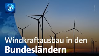 Ungleicher Ausbau der Windenergie in den Bundesländern [upl. by Ahtrim]