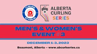 Abby Whitbread vs Michelle Hartwell  SEMIS  Curling Stadium Alberta Curling Series 3 [upl. by Niboc]