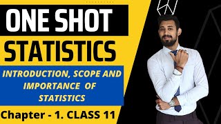 Meaning Scope and Importance of Statistics  Chapter 1  Introduction  Class 11  One Shot [upl. by Nalod]