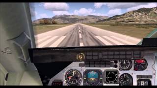 Ilyushin Il86 Slow Takeoff Tivat Airport FSX [upl. by Alegnat859]